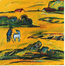 Желтый пейзаж с козой х.м.68х66 2001